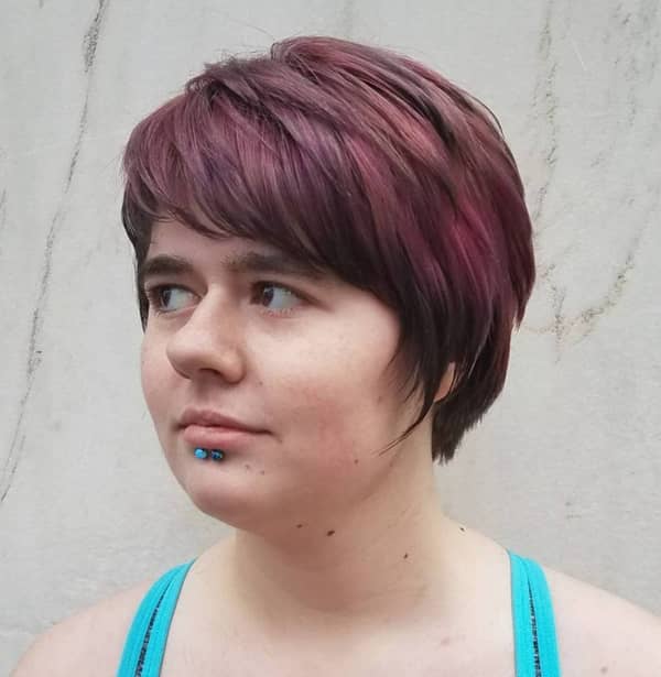 Long Pixie for a Round Face