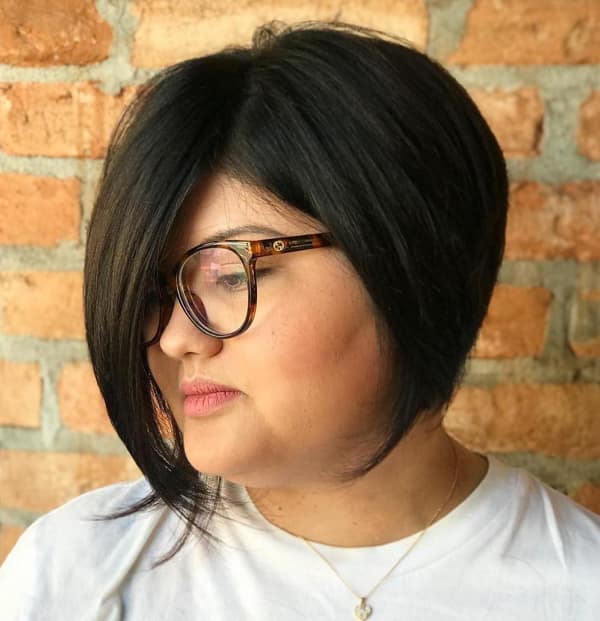 The Best Bob Haircut for a Double Chin